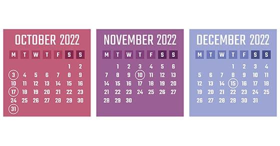 2022 Q4 tax calendar: Key deadlines for businesses and other employers Image