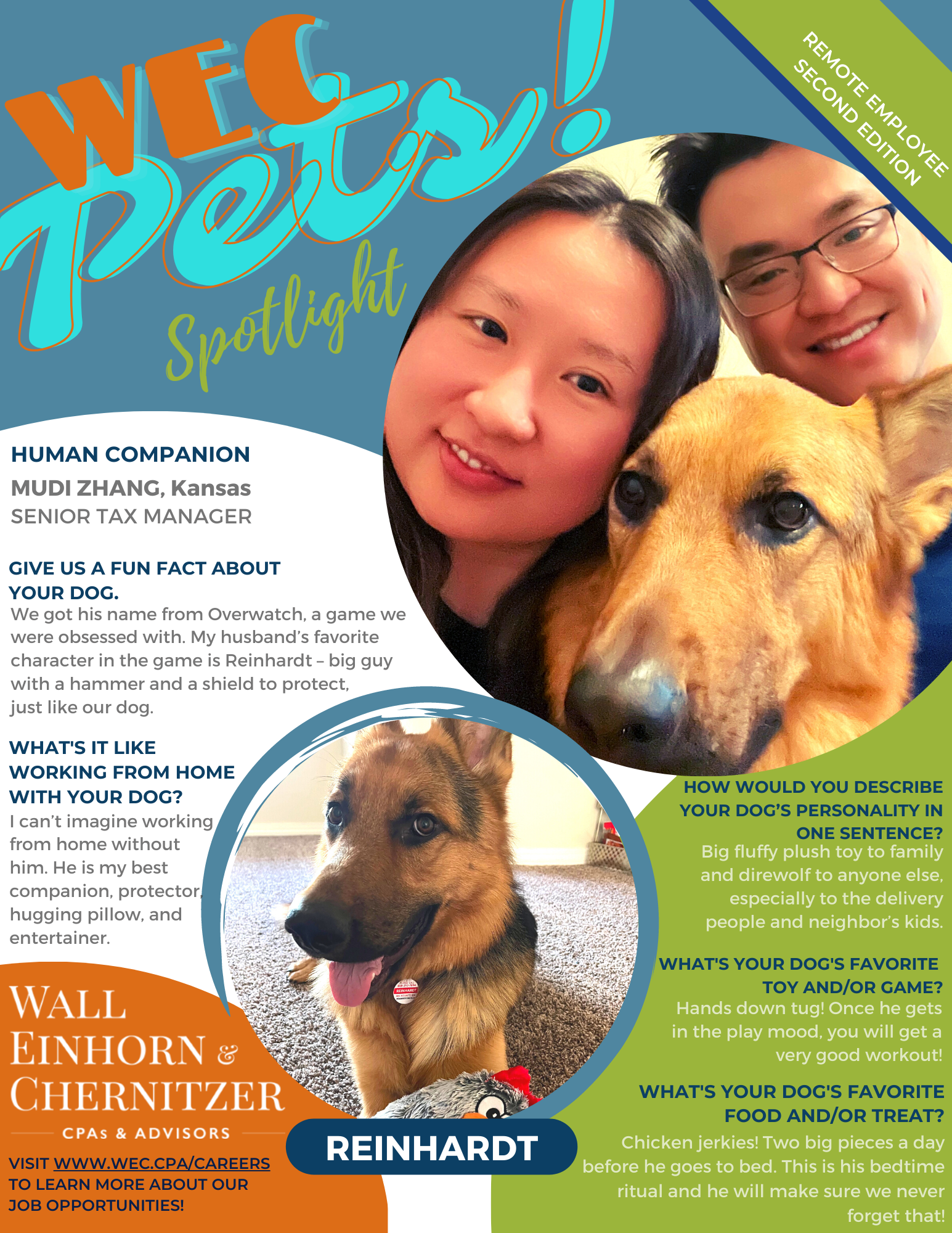 March WEC Pets Spotlight! Image
