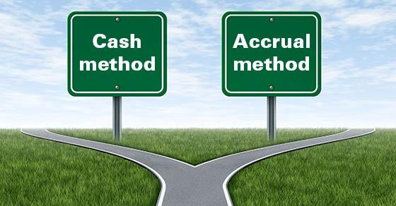 What’s the best accounting method route for business tax purposes?