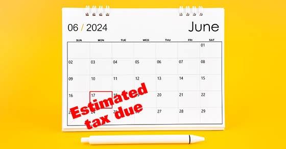 Figuring corporate estimated tax Image